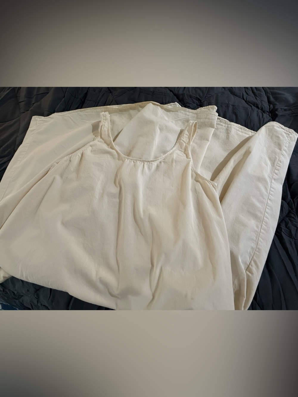 Zara Cream Sleeveless Tiered Dress - Picture 4 of 5